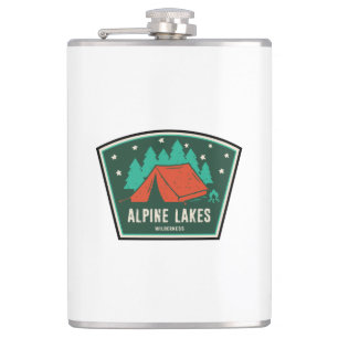 Alpine Lakes Wilderness Camping Hip Flask
