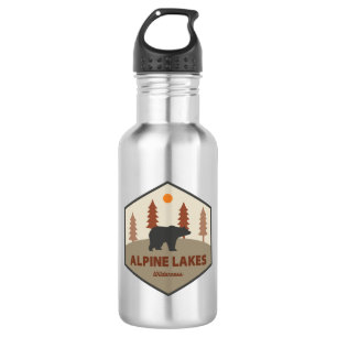 Alpine Lakes Wilderness Washington Bear 532 Ml Water Bottle