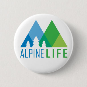 Alpine Life 6 Cm Round Badge