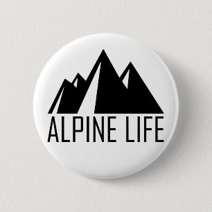 Alpine Life 6 Cm Round Badge