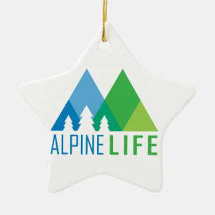 Alpine Life Ceramic Tree Decoration