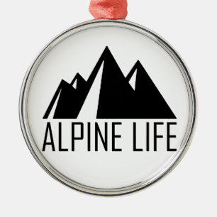 Alpine Life Metal Ornament