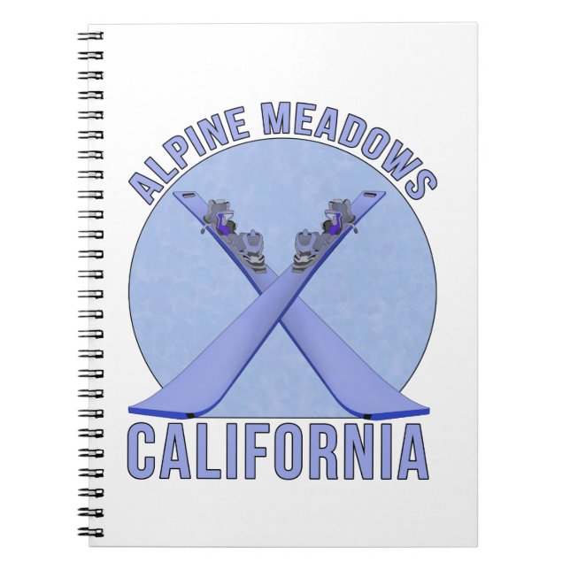 Alpine Meadows, California Notebook (Front)