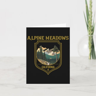Alpine Meadows Souvenir Apparel - Alpine Meadows H Card
