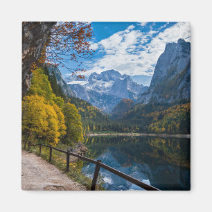 Alpine Mountain Lake Gosauseen Lake Austria Magnet