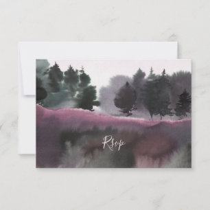 Alpine Mountain   RSVP Card