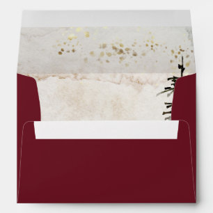 Alpine Mountain Woodland Stag Envelope