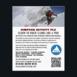 Alpine Mountaineer, Hiking and Climbing Advert Flyer<br><div class="desc">Alpine Mountaineer,  Hiking and Climbing Advertising Flyers By The Business Card Store.</div>