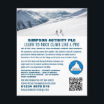 Alpine Mountaineers, Hiking and Climbing Advert Flyer<br><div class="desc">Alpine Mountaineers,  Hiking and Climbing Advertising Flyers By The Business Card Store.</div>