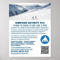 Alpine Mountaineers, Hiking and Climbing Advert