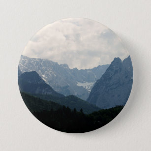 Alpine Mountains Country Nature Photo 7.5 Cm Round Badge