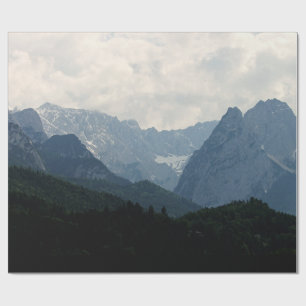 Alpine Mountains Country Nature Photo Wrapping Paper