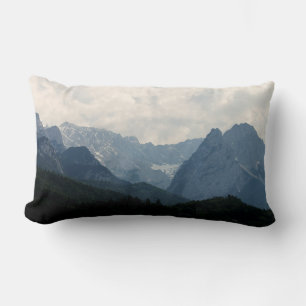 Alpine Mountains Nature Photo Country Lumbar Cushion