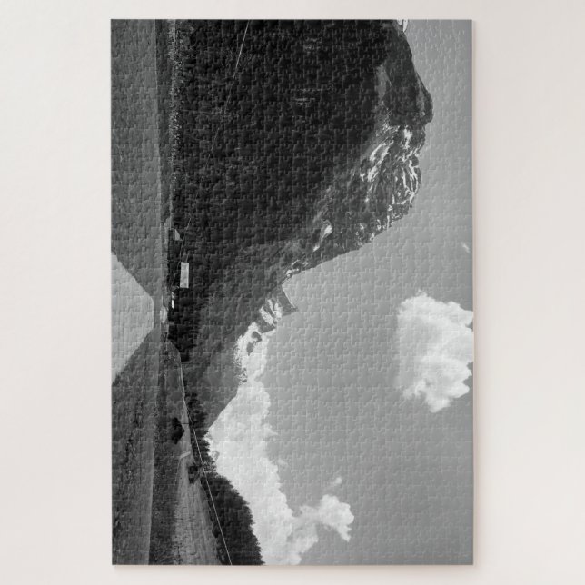 Alpine road jigsaw puzzle (Vertical)