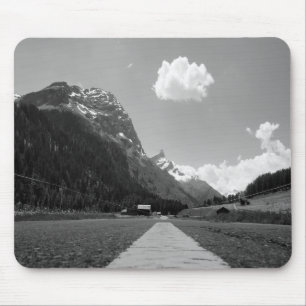 Alpine road mouse pad