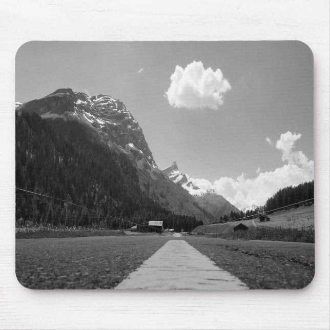 Alpine road mouse pad (Front)