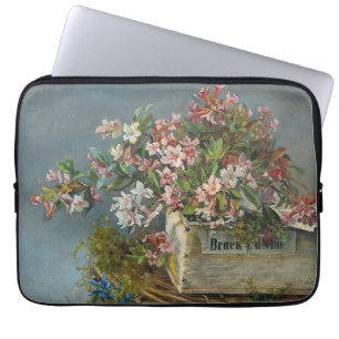 Alpine Roses in a Window Box – Andreas Lach Laptop Sleeve