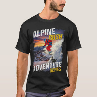 Alpine Rush – Extreme Ski Adventure Mountain  T-Shirt