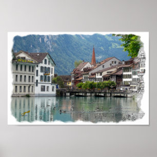 Alpine Scene Poster