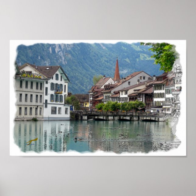 Alpine Scene Poster (Front)