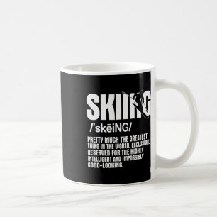 Alpine Ski Slope Downhill Skiing Skier Sports Grea Coffee Mug
