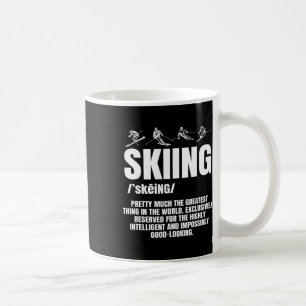 Alpine Ski Slope Downhill Skiing Skier Sports Grea Coffee Mug