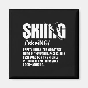 Alpine Ski Slope Downhill Skiing Skier Sports Grea Magnet