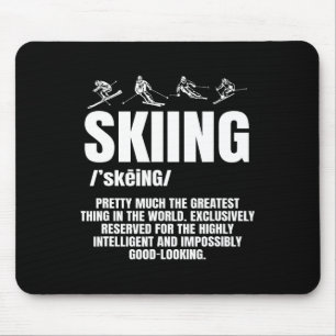 Alpine Ski Slope Downhill Skiing Skier Sports Grea Mouse Pad