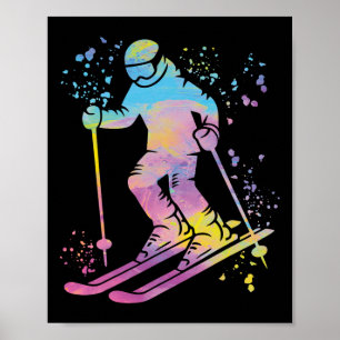 Alpine Skier Winter Sports Nordic Skiing _19 Poster
