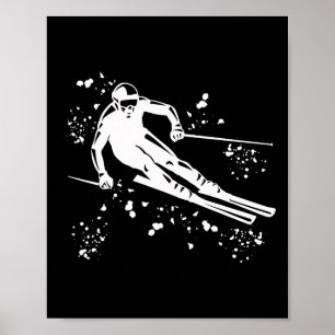 Alpine Skier Winter Sports Nordic Skiing _1 Poster