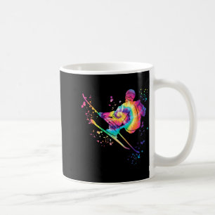 Alpine skier winter sports nordic skiing Alpine sk Coffee Mug