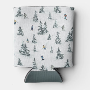 Alpine Skiers and Hidden Yetis - Downhill Skiing Can Cooler