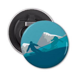 Alpine Skiing   Bottle Opener