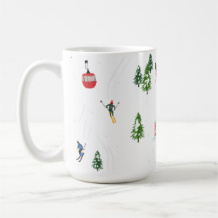  Alpine Skiing   Ski Holiday Skiers Winter  Coffee Mug