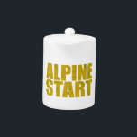 Alpine Start (Topo)<br><div class="desc">You know the drill, ya gotta get your butt outta bed and get on the mountain when even night critters are sleeping. It's how real climbers do business.</div>