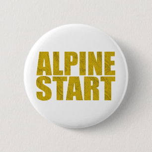 Alpine Start (Topo) 6 Cm Round Badge
