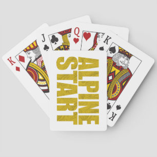 Alpine Start (Topo) Playing Cards