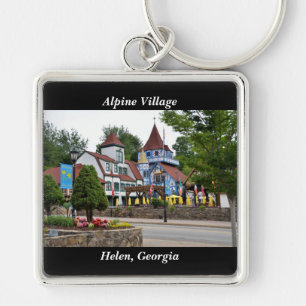 Alpine Village Helen, Georgia Key Ring