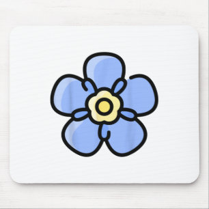 Alpinism Alpine Forget Me Not Skiing Mountain Flow Mouse Pad