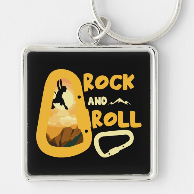 Alpinism Mountaineering High On Life Key Ring (Front)