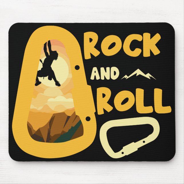 Alpinism Mountaineering High On Life Mouse Pad (Front)