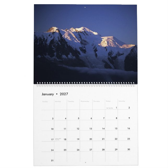 Alps 2008 calendar (Jan 2027)
