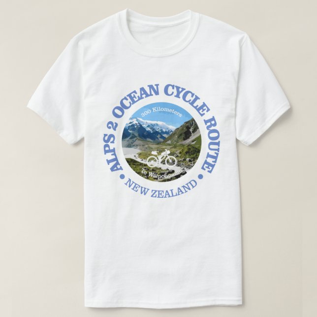 Alps 2 Ocean (Cycling C) T-Shirt (Design Front)