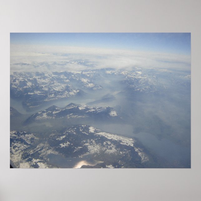 Alps from up above poster (Front)