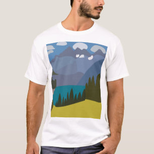 Alps Mountain Lake Hiking T-Shirt