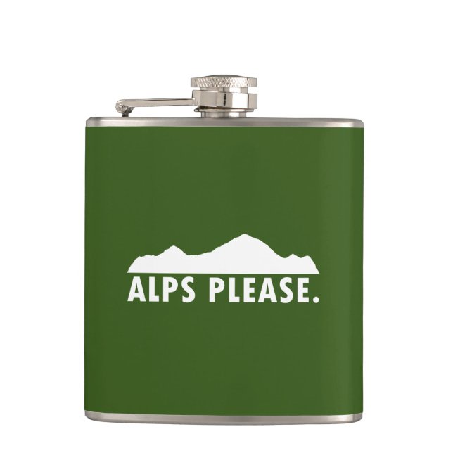 Alps Please Hip Flask (Front)