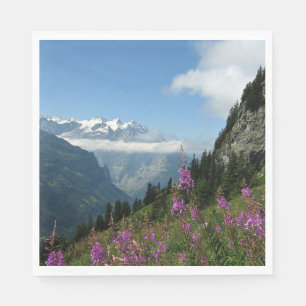 Alps, Switzerland Napkin