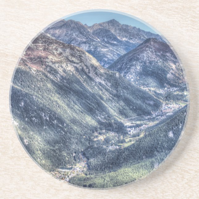 Alps Valley France Coaster (Front)