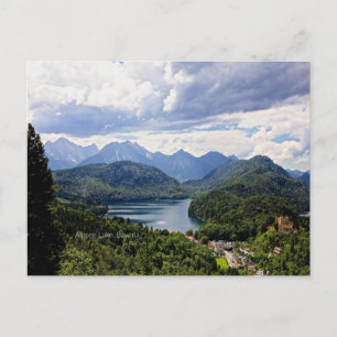 Alpsee Lake, Bavaria, Germany Postcard