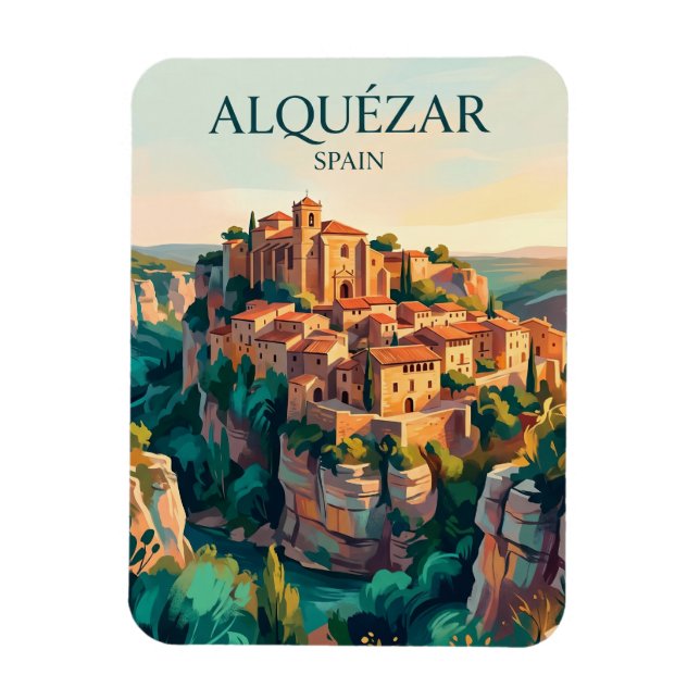 Alquézar Spain Magnet (Vertical)